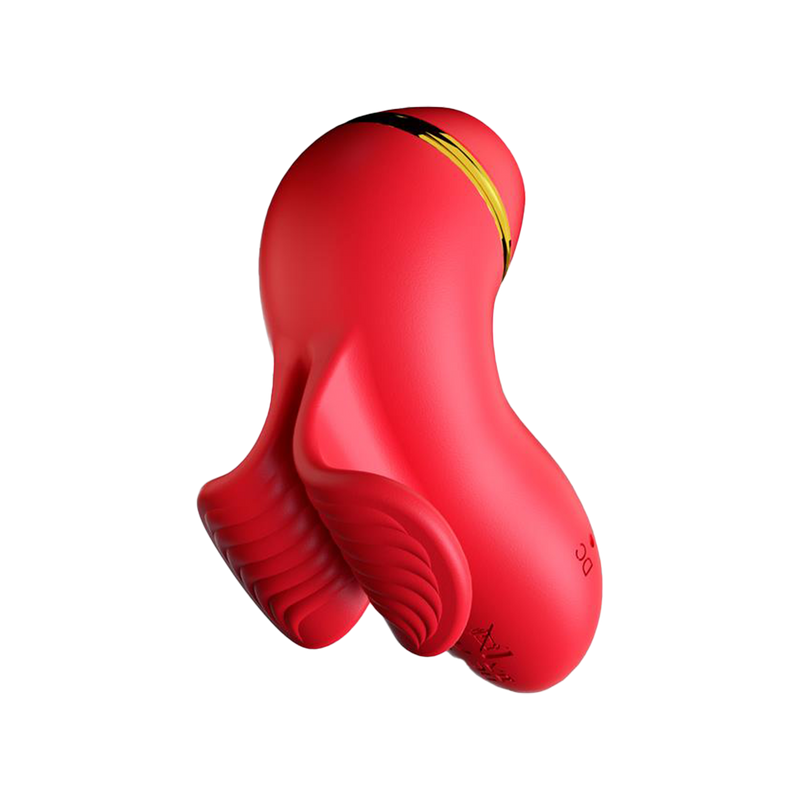 IY - Beeny - Vibratore multifunzionale - Con 4 accessori - Rosso-Erotiekvoordeel.nl