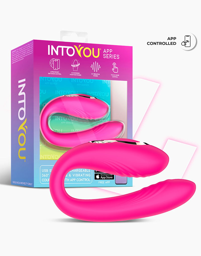 IY - Couty - Vibratore di coppia con oscillazione a 360° e controllo tramite app – Rosa-Erotiekvoordeel.nl