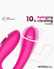IY - Couty - Vibratore di coppia con oscillazione a 360° e controllo tramite app – Rosa-Erotiekvoordeel.nl