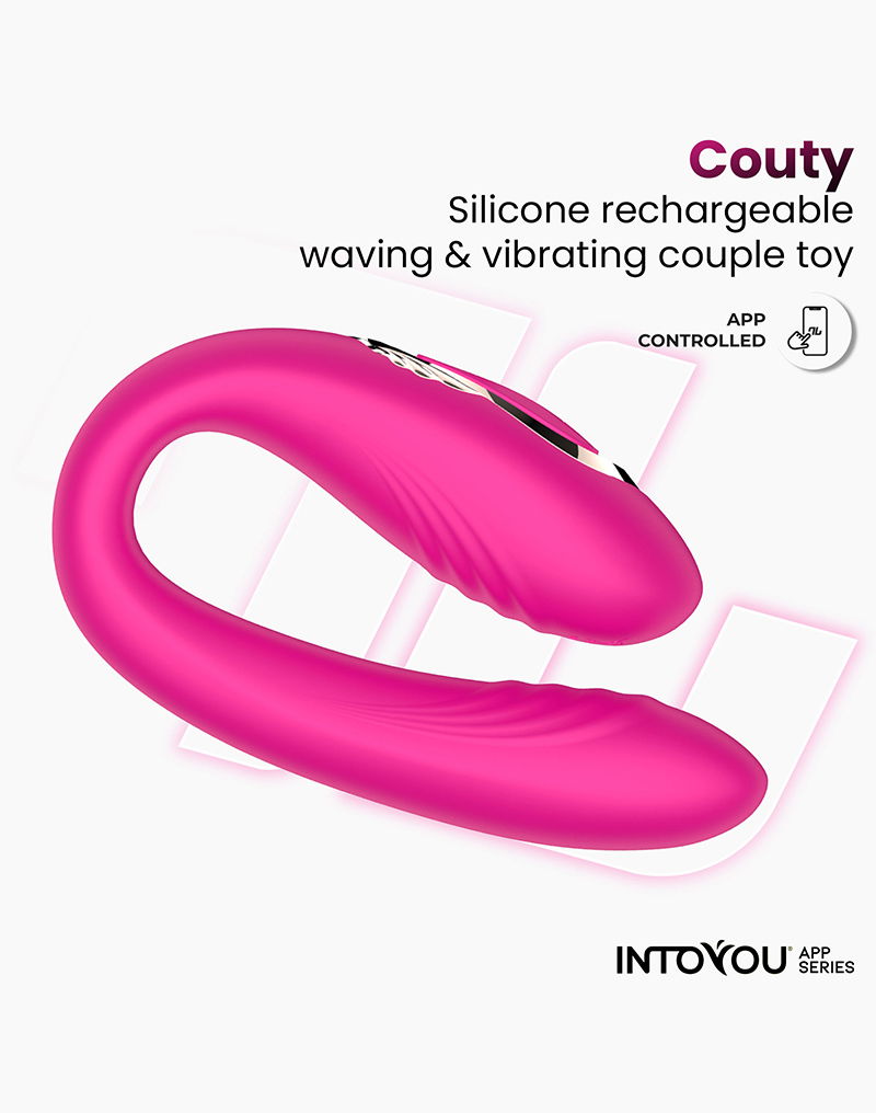 IY - Couty - Vibratore di coppia con oscillazione a 360° e controllo tramite app – Rosa-Erotiekvoordeel.nl