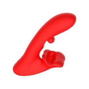 IY - Franky - Vibratore mordicchiatore con sfera rotante - Con controllo tramite app - Rosso-Erotiekvoordeel.nl
