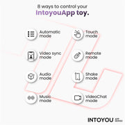 IY - Franky - Vibratore mordicchiatore con pallina rotante - Con controllo tramite app - Rosso-Erotiekvoordeel.nl