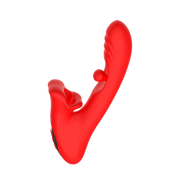 IY - Franky - Vibratore mordicchiatore con sfera rotante - Con controllo tramite app - Rosso-Erotiekvoordeel.nl