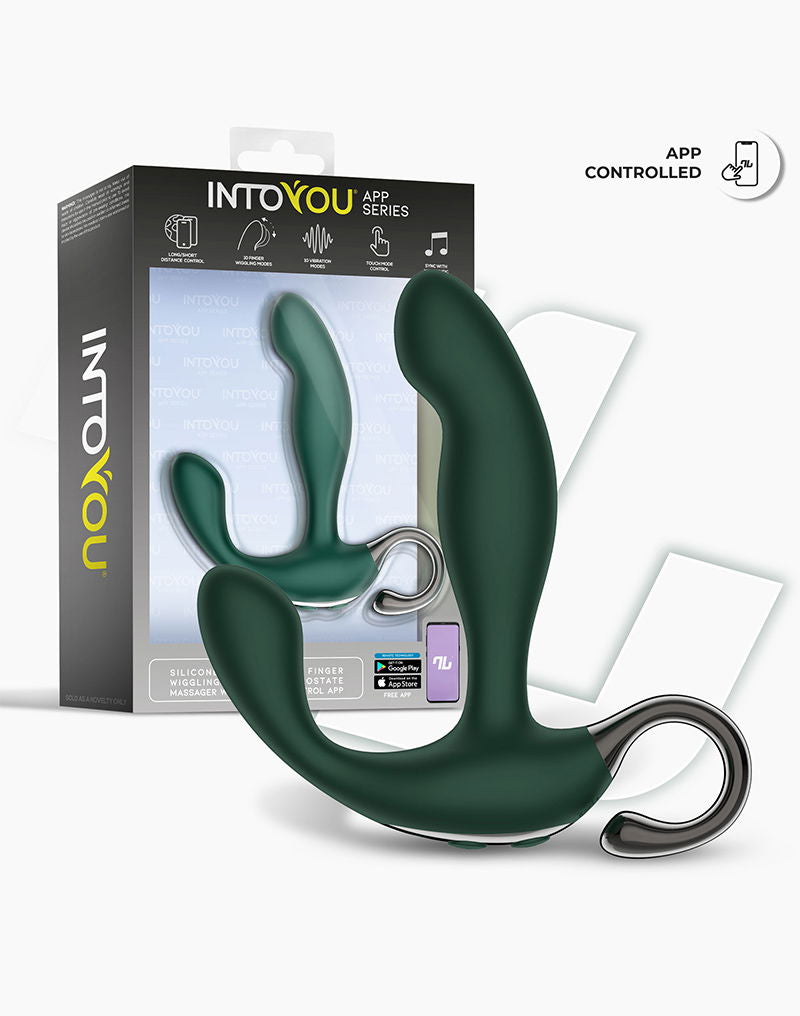 IY - Greeny Massaggiatore prostatico con punta oscillante e controllo tramite app – Verde-Erotiekvoordeel.nl