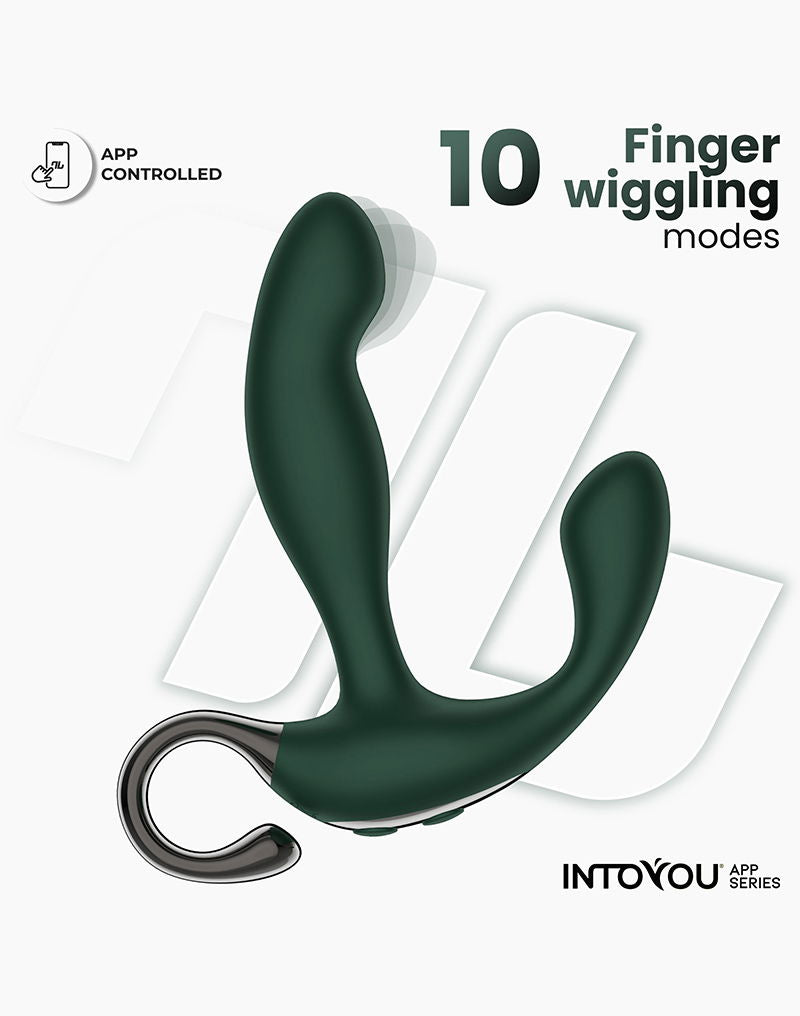 IY - Massaggiatore prostatico Greeny con punta oscillante e controllo tramite app – Groen-Erotiekvoordeel.nl