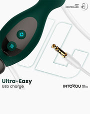 IY - Massaggiatore prostatico Greeny con punta oscillante e controllo tramite app – Groen-Erotiekvoordeel.nl
