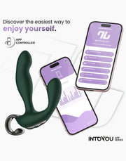 IY - Massaggiatore prostatico Greeny con punta oscillante e controllo tramite app – Groen-Erotiekvoordeel.nl
