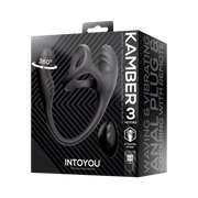 IY - Kamber - Wavy and Vibrating Anal Plug with Cock Ring - Black-Erotiekvoordeel.nl