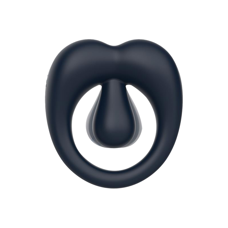 IY - Kenny - Anello fallico con stimolatore clitorideo - Controllo tramite app - Blu notte - Erotiekvoordeel.nl
