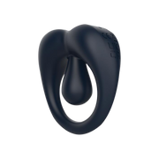 IY - Kenny - Anello fallico con stimolatore clitorideo - Controllo tramite app - Blu notte - Erotiekvoordeel.nl