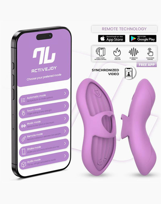 IY - Laia - Vibratore da dito riscaldato - Con controllo tramite app - Lila-Erotiekvoordeel.nl