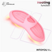 IY - Laia - Vibratore da dito riscaldato - Con controllo tramite app - Rosa-Erotiekvoordeel.nl