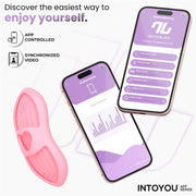 IY - Laia - Vibratore da dito riscaldato - Con controllo tramite app - Rosa-Erotiekvoordeel.nl