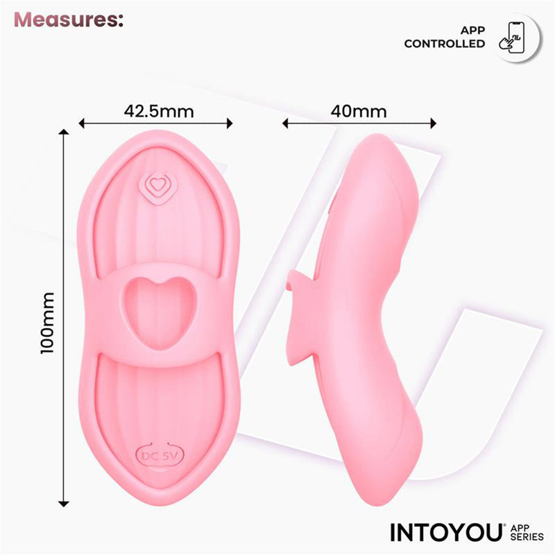 IY - Laia - Vibratore da dito riscaldato - Con controllo tramite app - Rosa-Erotiekvoordeel.nl