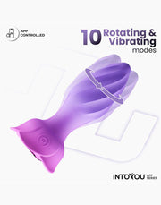 IY Moxy - Plug anale rotante a 360º - Controllo tramite app - Lila-Erotiekvoordeel.nl