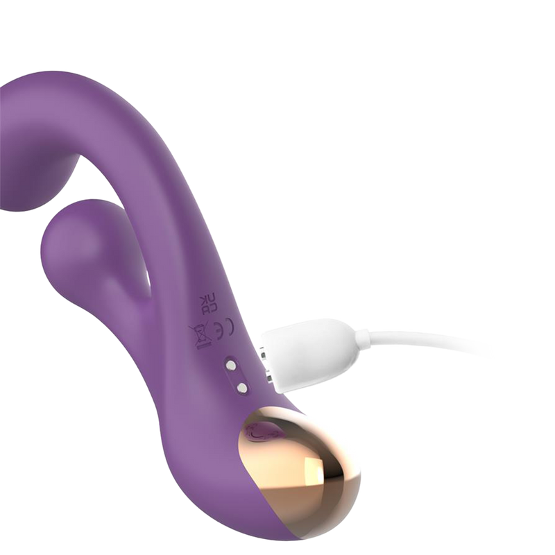 IY - Rolyx - Vibratore Rabbit rotante a 360º - Viola-Erotiekvoordeel.nl