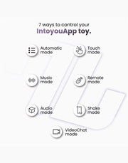 IY Salma - Vibratore a bacchetta con lingua rotante - Controllato tramite app - Viola-Erotiekvoordeel.nl
