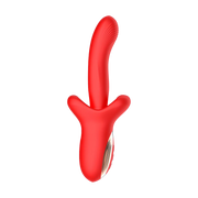 IY - Vyron - Vibratore con funzione di spinta e mordicchiata - Rosso-Erotiekvoordeel.nl