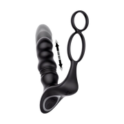 IY - Womp - Massaggiatore prostatico pulsante e vibrante con telecomando - Nero-Erotiekvoordeel.nl