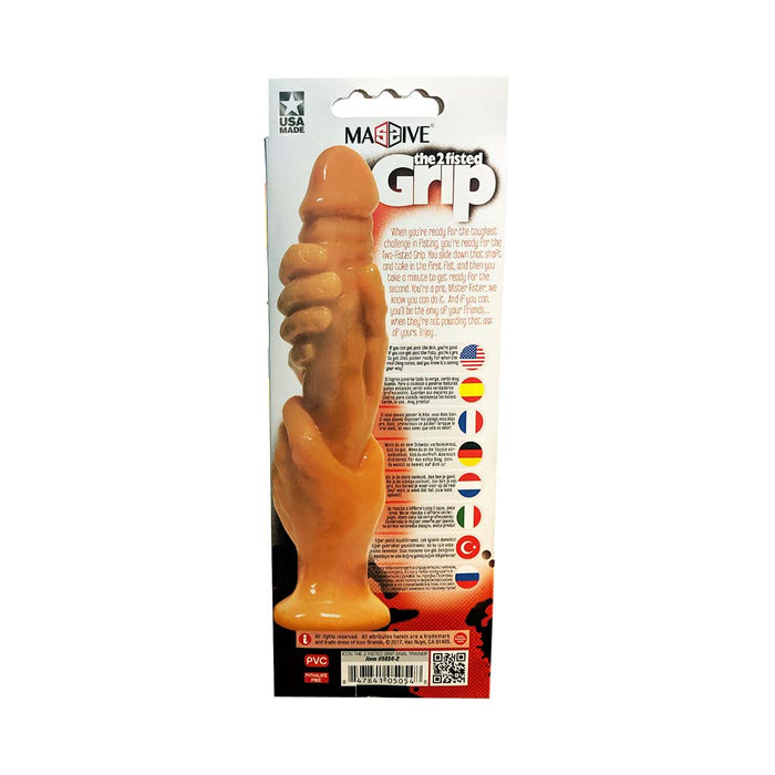 Icon - The 2 Fisted Grip - Cock-In-Hands Dildo - Lichte Huidskleur-Erotiekvoordeel.nl