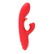 Inner Bloom - Rabbit Vibrator with Pulsating Function and Clitoral Stimulator - Rood-Erotiekvoordeel.nl