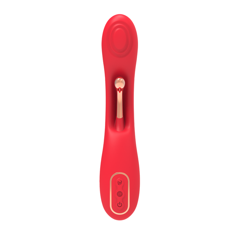 Inner Bloom - Vibratore Tapping - Rosso-Erotiekvoordeel.nl