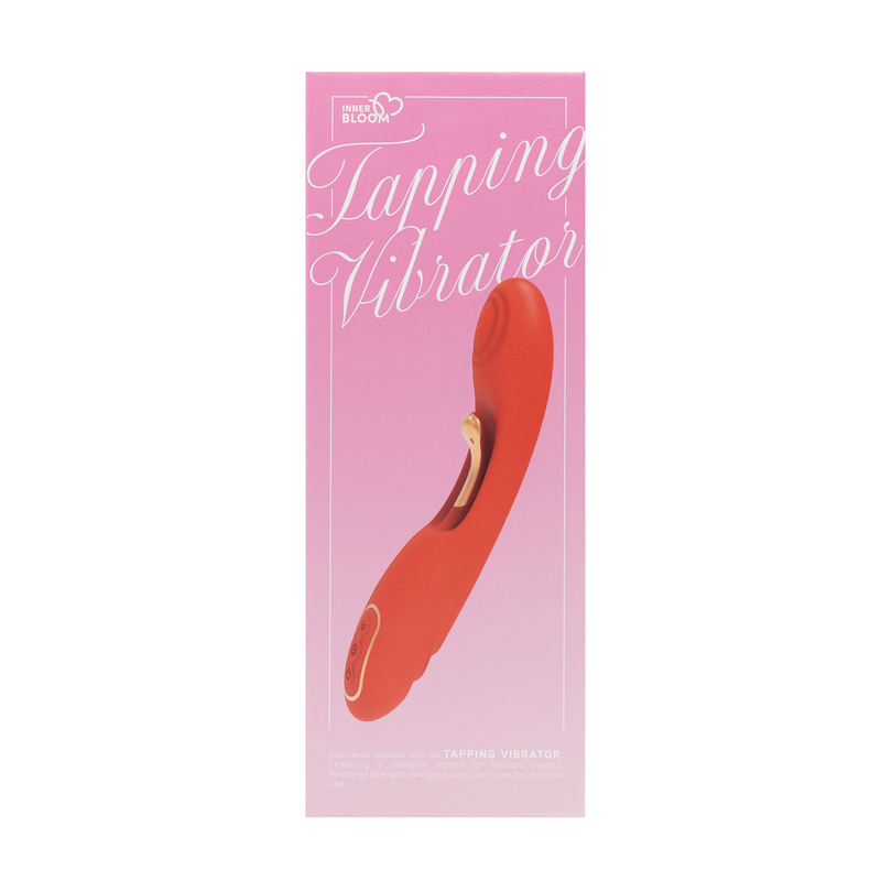 Inner Bloom - Vibratore Tapping - Rosso-Erotiekvoordeel.nl