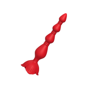 Inner Bloom - Plug anal vibrant en forme de fleur - Rouge-Erotiekvoordeel.nl
