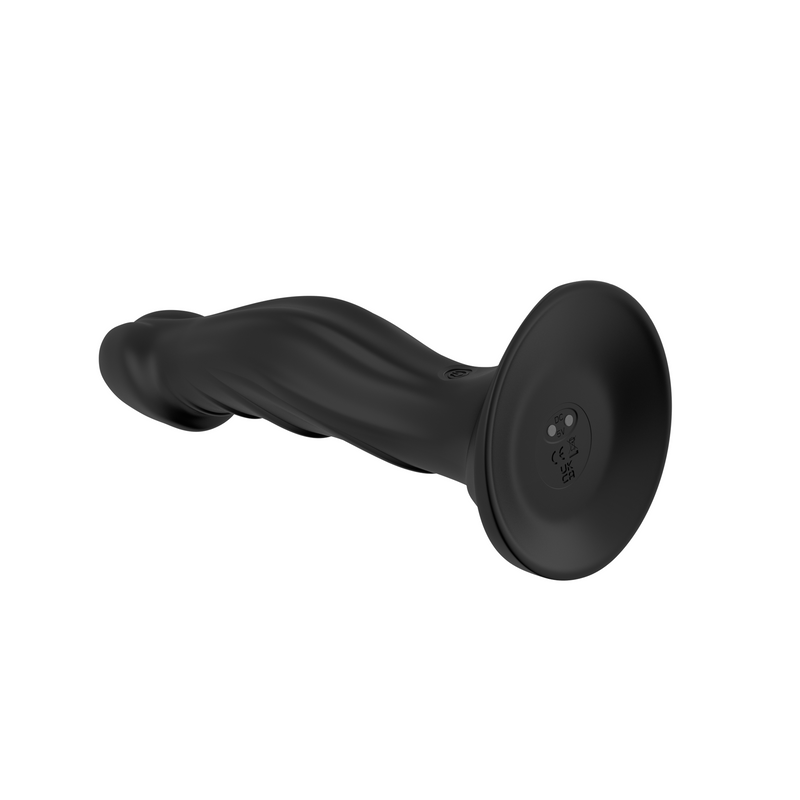 Inner Bloom - Gode vibrant avec télécommande - Noir-Erotiekvoordeel.nl