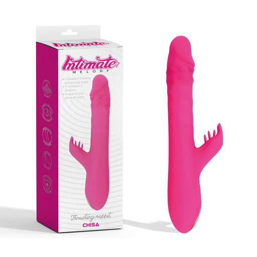 Intimate Melody - Stotende Rabbit Vibrator - Roze-Erotiekvoordeel.nl