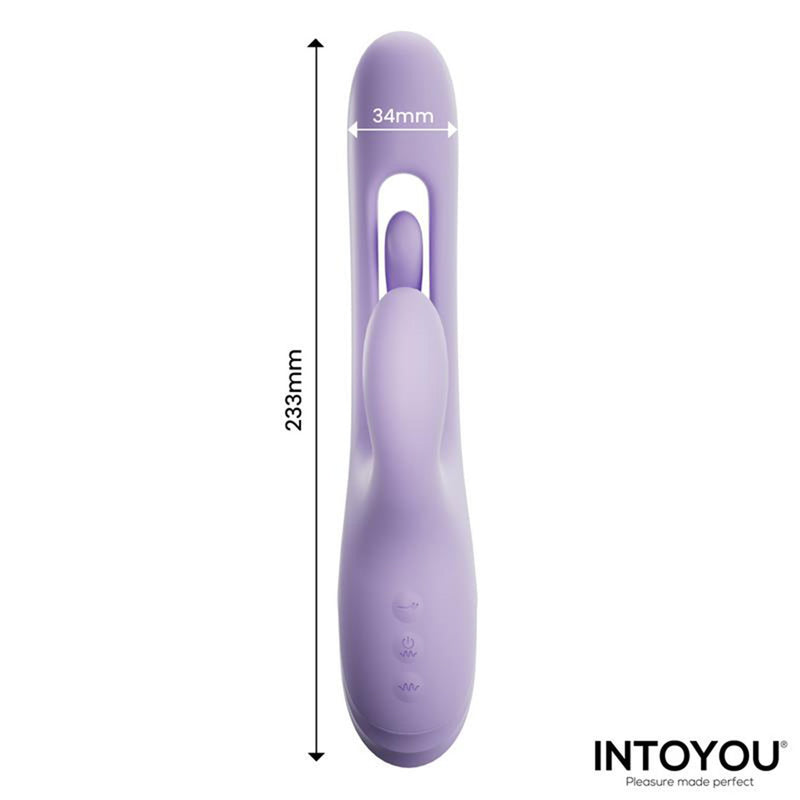 Intoyou - Annia 3 - Vibratore per punto G con movimento delle dita - Lila-Erotiekvoordeel.nl