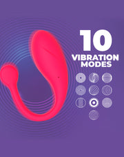 Intoyou - Bulby - Uovo vibrante con app - Rosa intenso - Erotiekvoordeel.nl