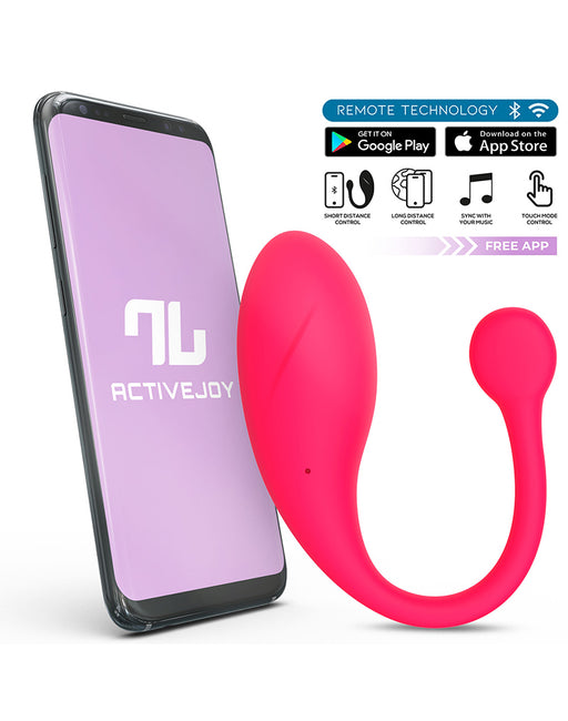 Intoyou - Bulby - Uovo vibrante con app - Rosa intenso - Erotiekvoordeel.nl