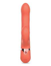 Intoyou - Mindy - Vibratore Rabbit Tapping con funzione di pulsazione e app - Arancione corallo - Erotiekvoordeel.nl
