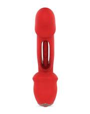 Intoyou - Mouty - Vibratore Rabbit Bitting & Flipping con app - Rosso-Erotiekvoordeel.nl