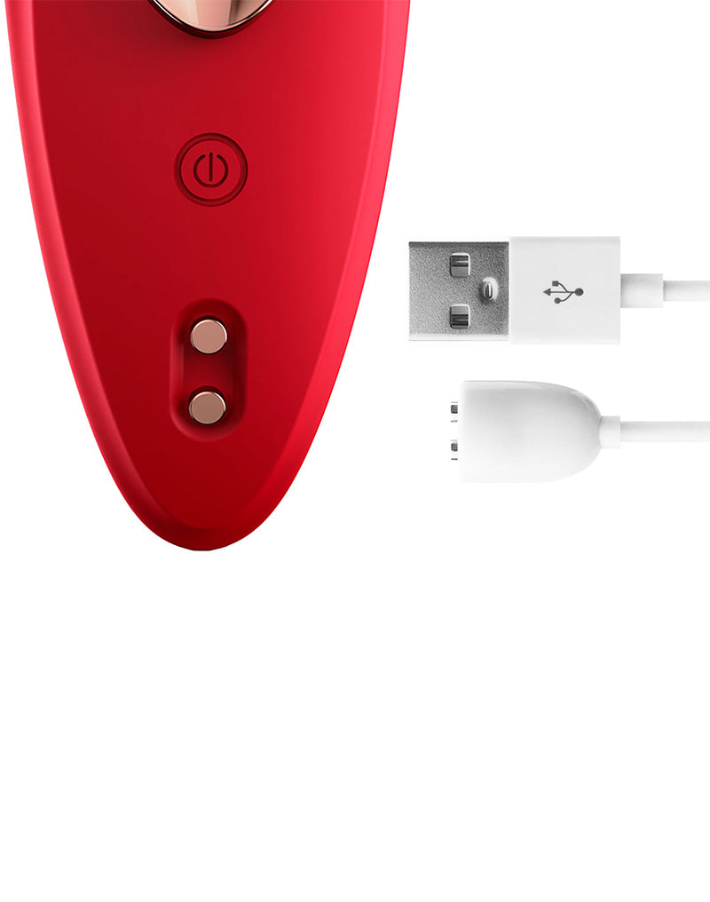 Intoyou - Vibratore per tanga - Slip vibranti - Con controllo tramite app - Rosso-Erotiekvoordeel.nl