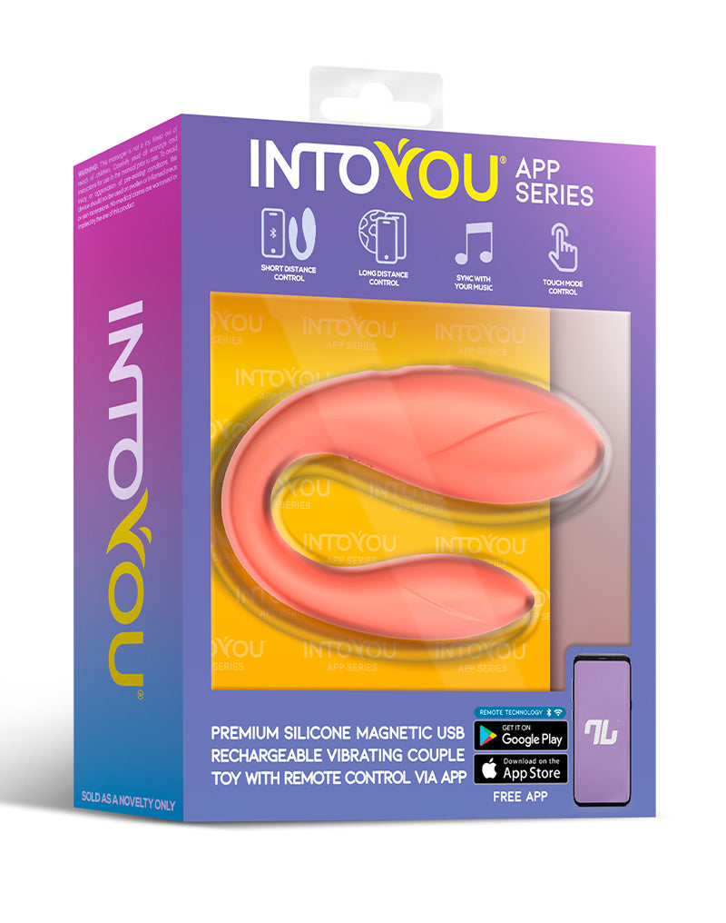 Intoyou - Vibratore di coppia con controllo tramite app - Corallo-Erotiekvoordeel.nl