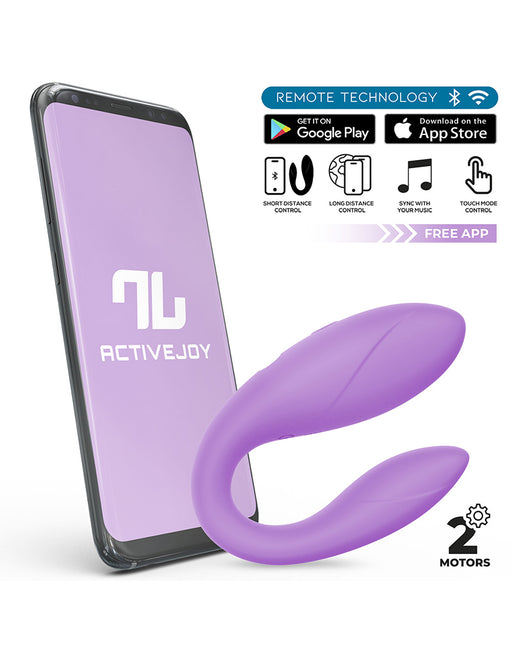 Intoyou - Vibratore di coppia con controllo tramite app - Lila-Erotiekvoordeel.nl