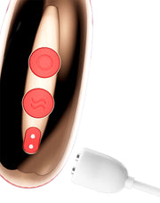 Intoyou - Rondy - Vibratore clitorideo leccante - Con controllo tramite app - Rosso-Erotiekvoordeel.nl
