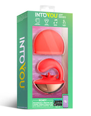 Intoyou - Rondy - Vibratore clitorideo leccante - Con controllo tramite app - Rosso-Erotiekvoordeel.nl