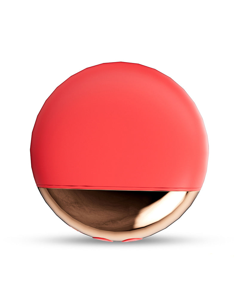 Intoyou - Rondy - Vibratore clitorideo leccante - Con controllo tramite app - Rosso-Erotiekvoordeel.nl
