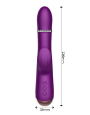 Intoyou - Sendel - Vibratore Rabbit con anello di perline mobile e controllo tramite app - Viola-Erotiekvoordeel.nl