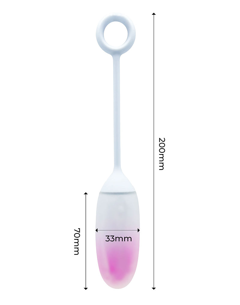 Intoyou - Uovo vibrante con controllo tramite app - Blu/Rosa - Erotiekvoordeel.nl