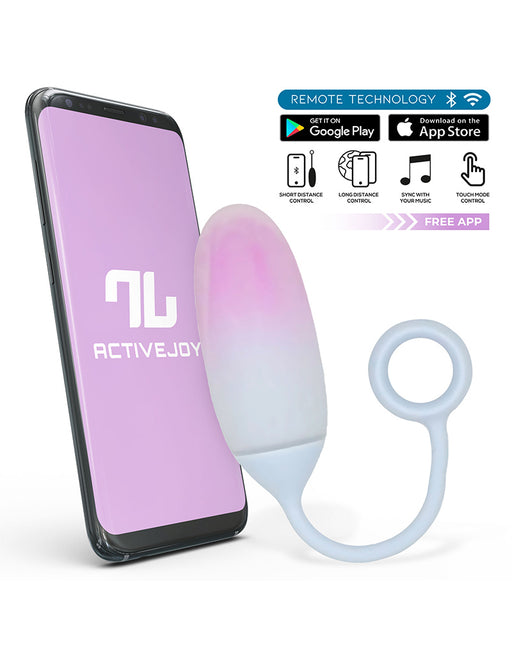 Intoyou - Uovo vibrante con controllo tramite app - Blu/Rosa - Erotiekvoordeel.nl