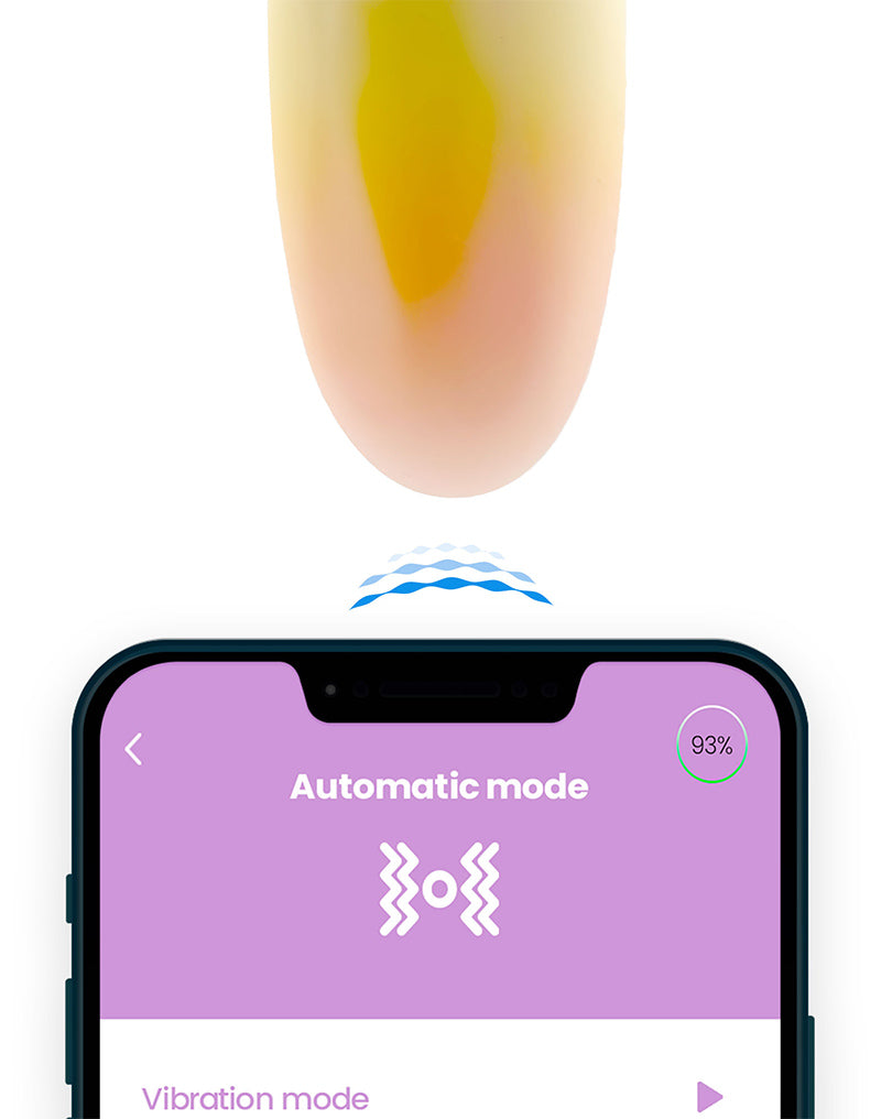 Intoyou - Uovo vibrante con controllo tramite app - Giallo/Arancione - Erotiekvoordeel.nl