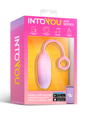 Intoyou - Vibrierendes Ei mit App-Steuerung - Rosa/Blau - Erotiekvoordeel.nl
