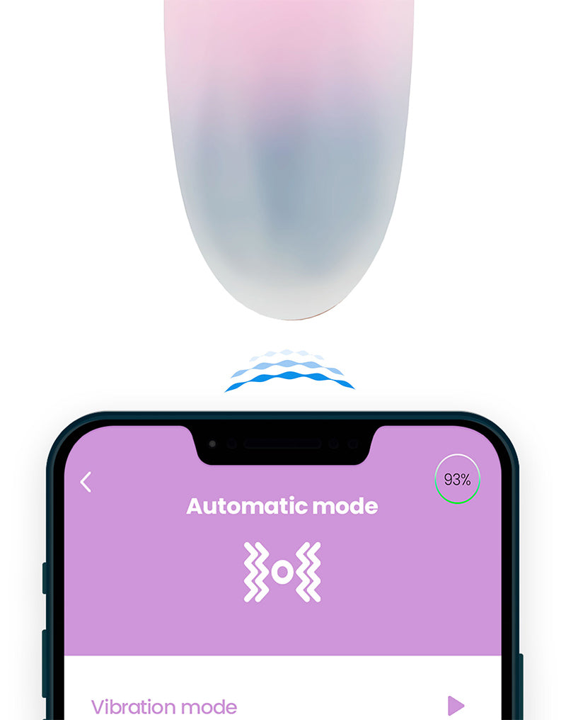 Intoyou - Vibrierendes Ei mit App-Steuerung - Rosa/Blau - Erotiekvoordeel.nl