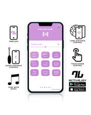 Intoyou - Vibrierendes Ei mit App-Steuerung - Rosa/Blau - Erotiekvoordeel.nl