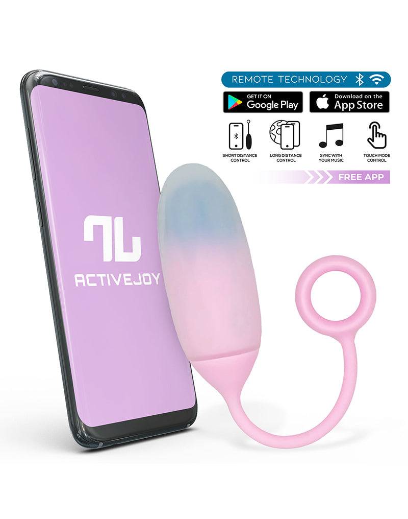 Intoyou - Vibrierendes Ei mit App-Steuerung - Rosa/Blau - Erotiekvoordeel.nl