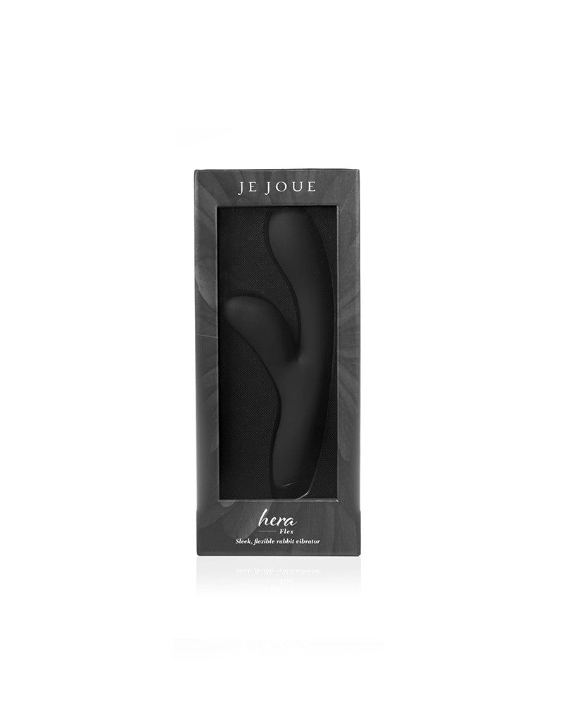 Je Joue - Hera Flex - Flexibele Rabbit Vibrator- Zwart-Erotiekvoordeel.nl